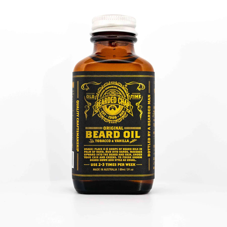 Tobacco & Vanilla Beard Oil 89ml - The Bearded Chap